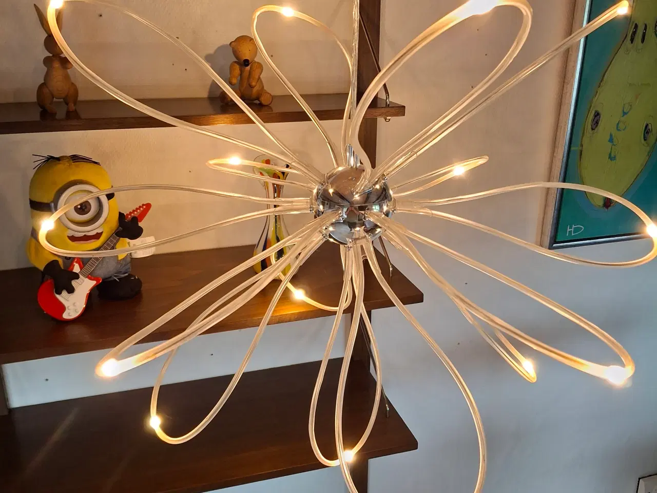 Billede 6 - Stor og imponerende vintage ikea loftlampe. 