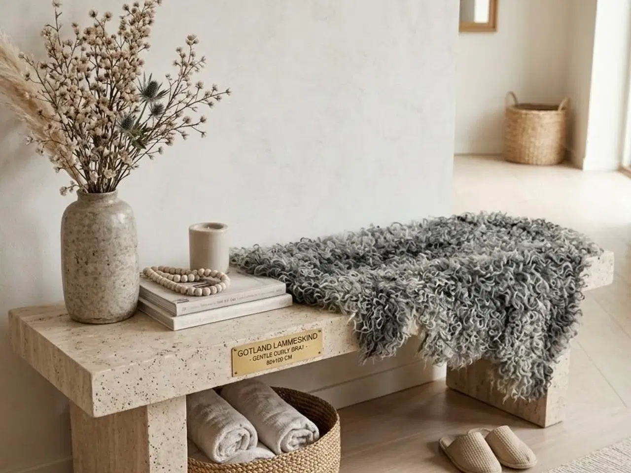 Billede 1 - Helt nyt gotlandsk lammeskind 