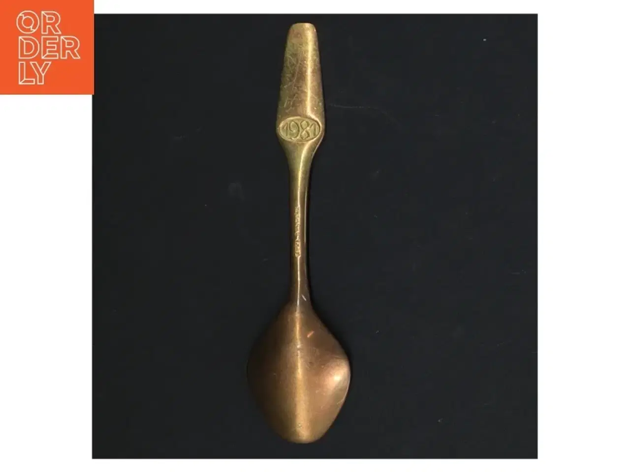Billede 2 - Antik metalske med blåt emblem fra Meka Denmark (str. Længde, 11 cm)
