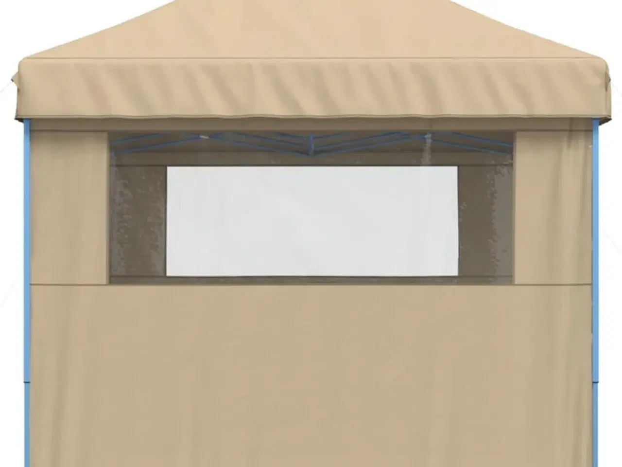 Billede 4 - Foldbart pop-up festtelt med 3 sidevægge beige