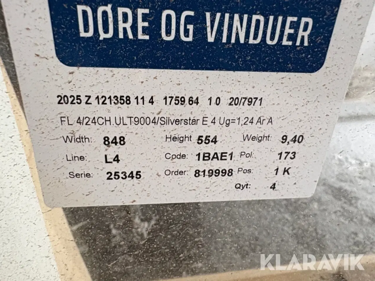 Billede 10 - Vindue KPK 1 styk