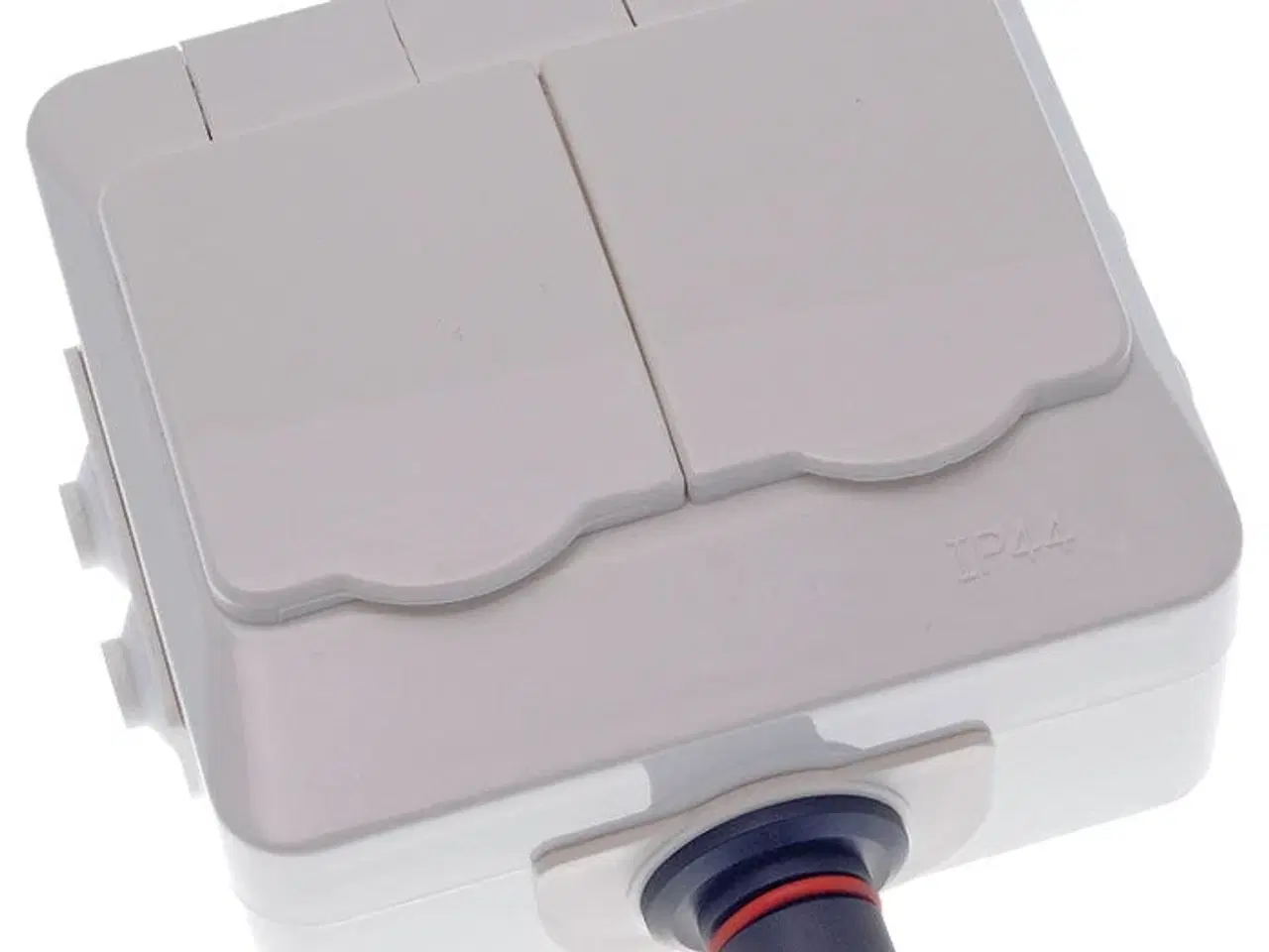 Billede 1 - DEFA dobbelt stikkontakt hvid