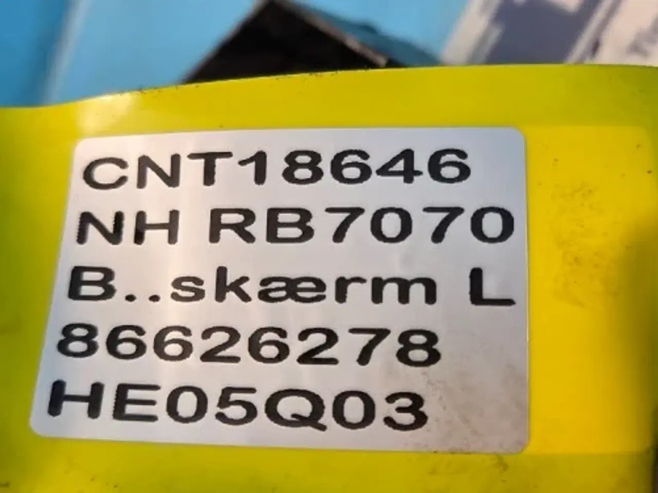 Billede 14 - New Holland BR7070 Beskyttelseskærm 86626278