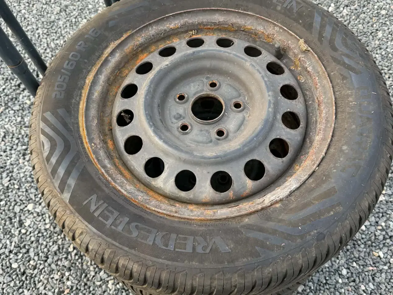Billede 2 - 5 x 114,3 Stålfælg Suzuki med helårsdæk