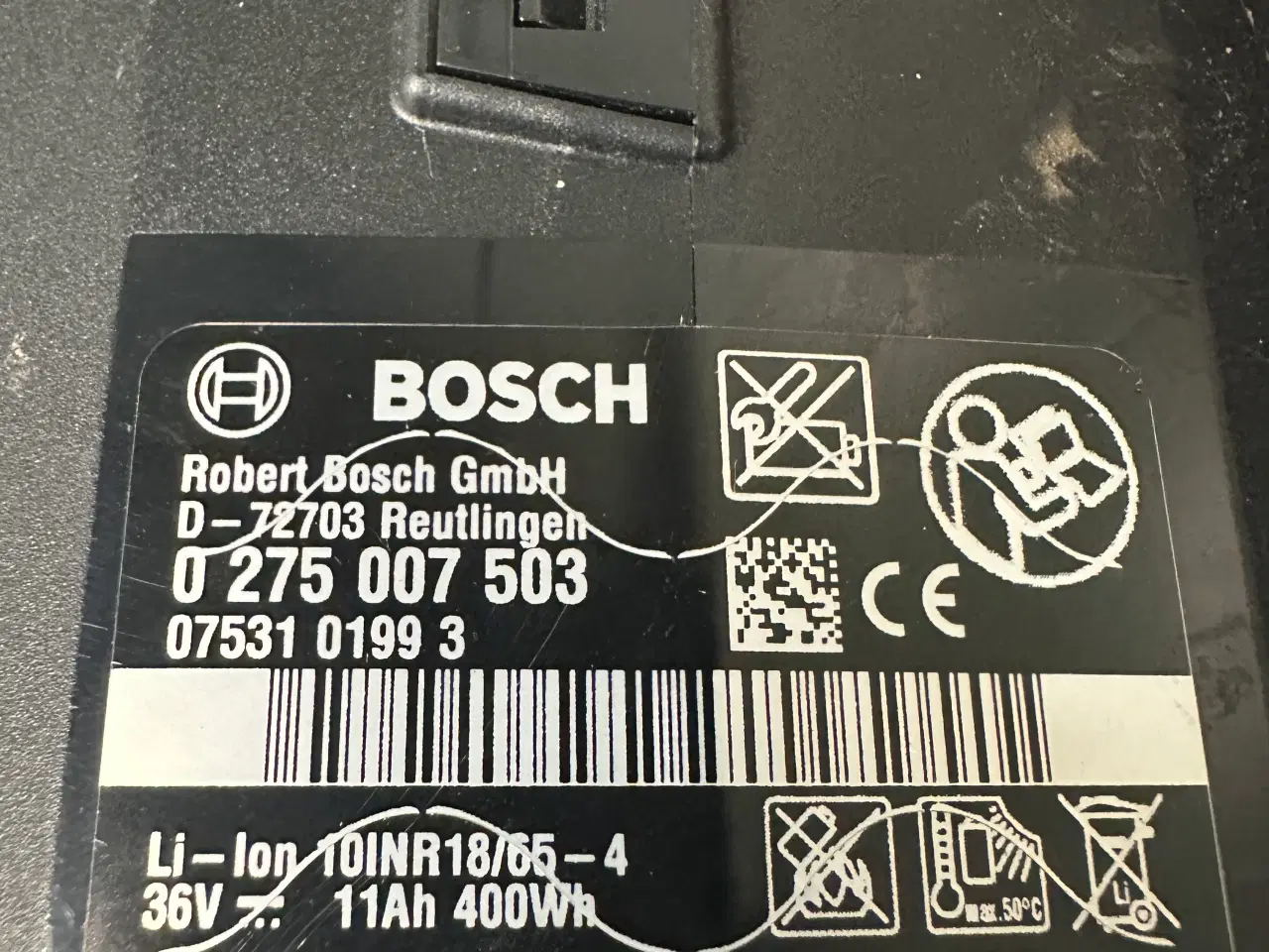 Billede 3 - Bosch - Batteri PowerPack 400 til stelrør