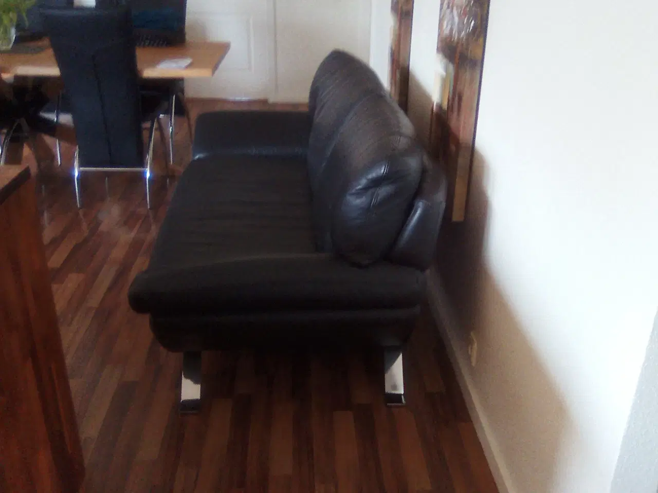 Billede 1 - Lædersofa