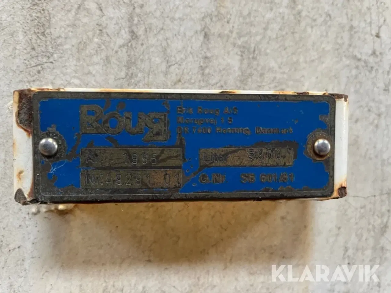 Billede 5 - Dieseltank Roug 5900 L