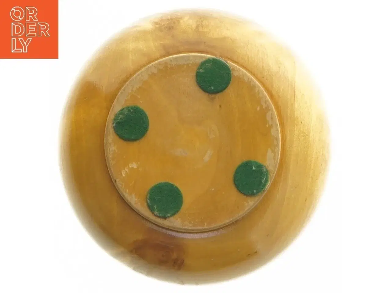 Billede 3 - Rund trælågkrukke (str. Ø 11,5x6 cm)