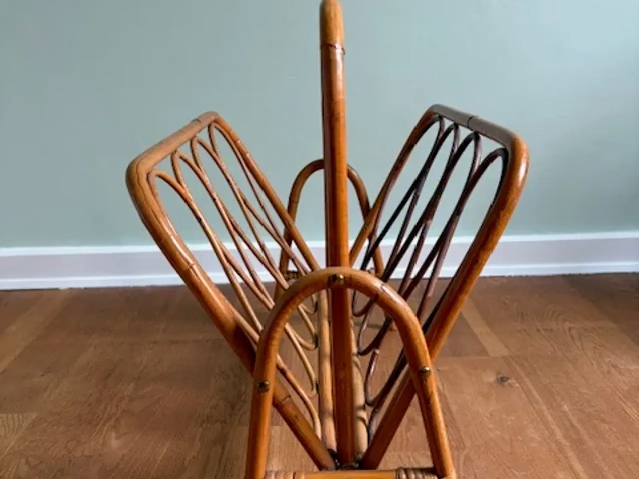 Billede 3 - Magasinholder i flet bambus