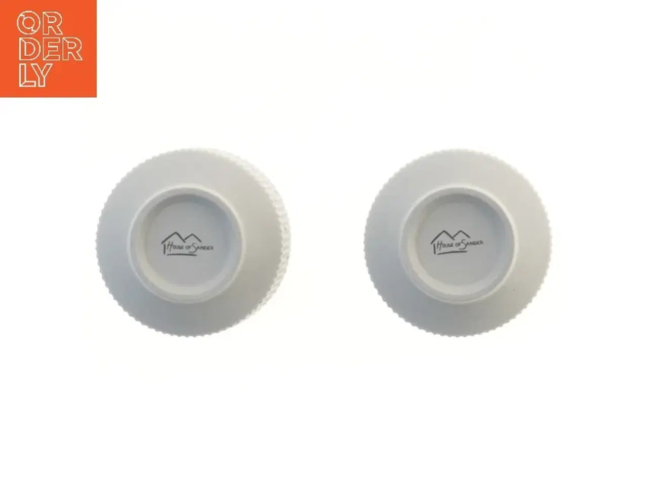 Billede 3 - Grå kopper, 2 stk, Ø 7 cm fra House of Sander (str. 2 stk Ø 7 cm)