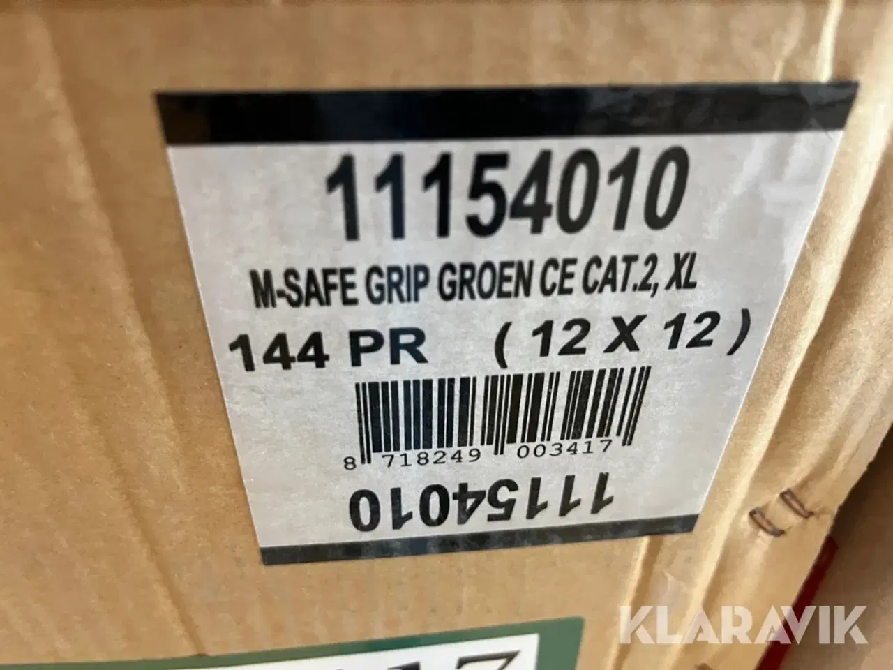 Billede 4 - Handsker M-Safe Grib str.XL - 4 kasser