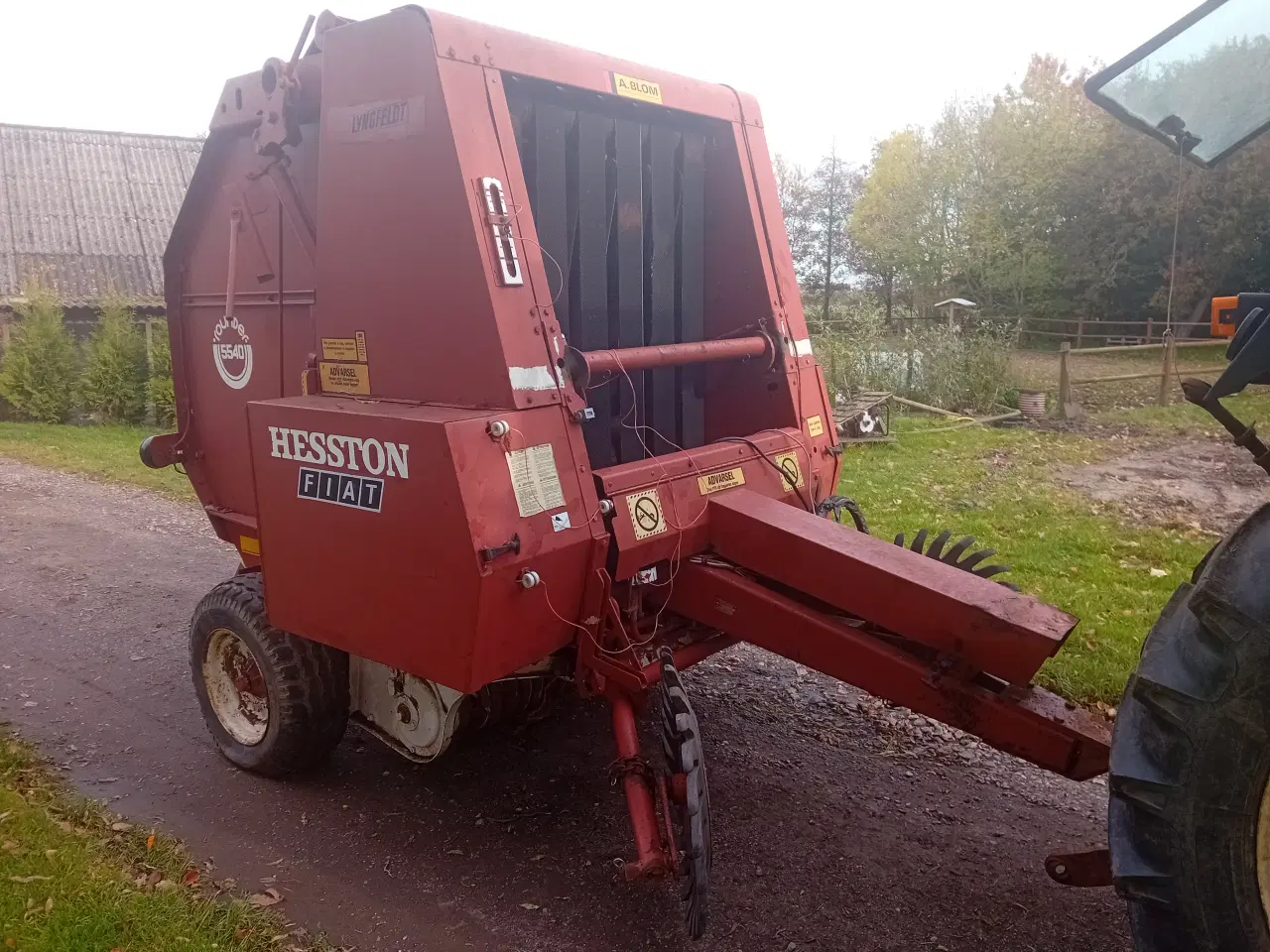 Billede 2 - Hesston 5540 Rundballepresser