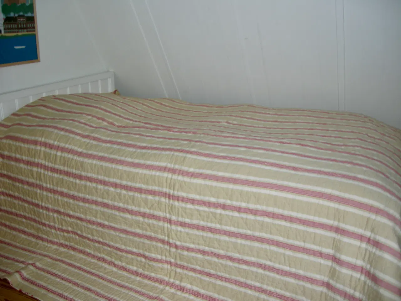 Billede 1 - Sengetæppe 270 x 245 Fransk vintage håndsyet quilt