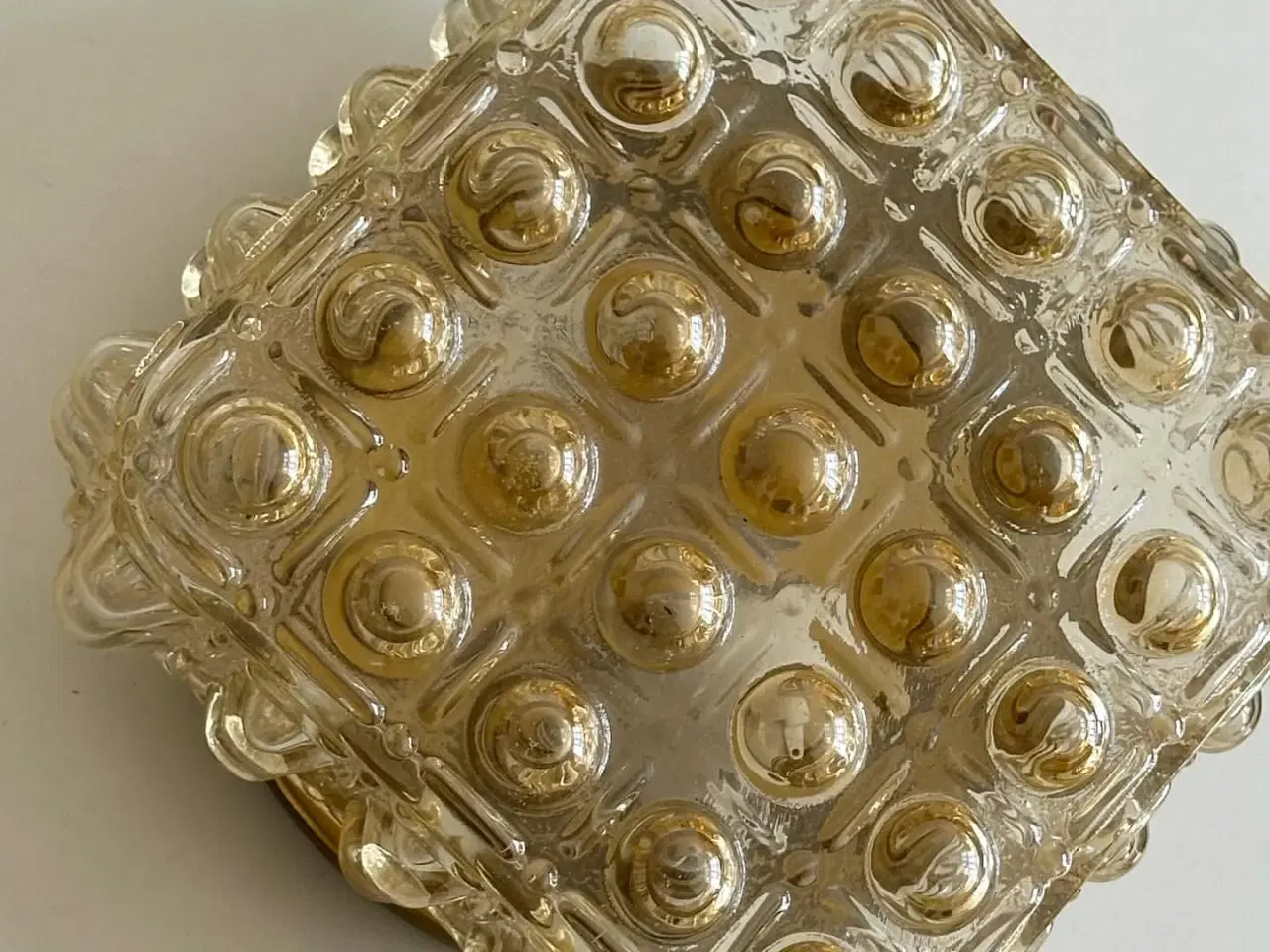 Billede 6 - Væglampe m iriserende glas