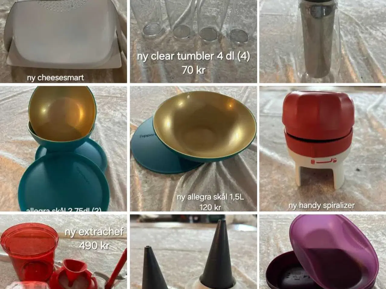 Billede 1 - Div nyt tupperware 