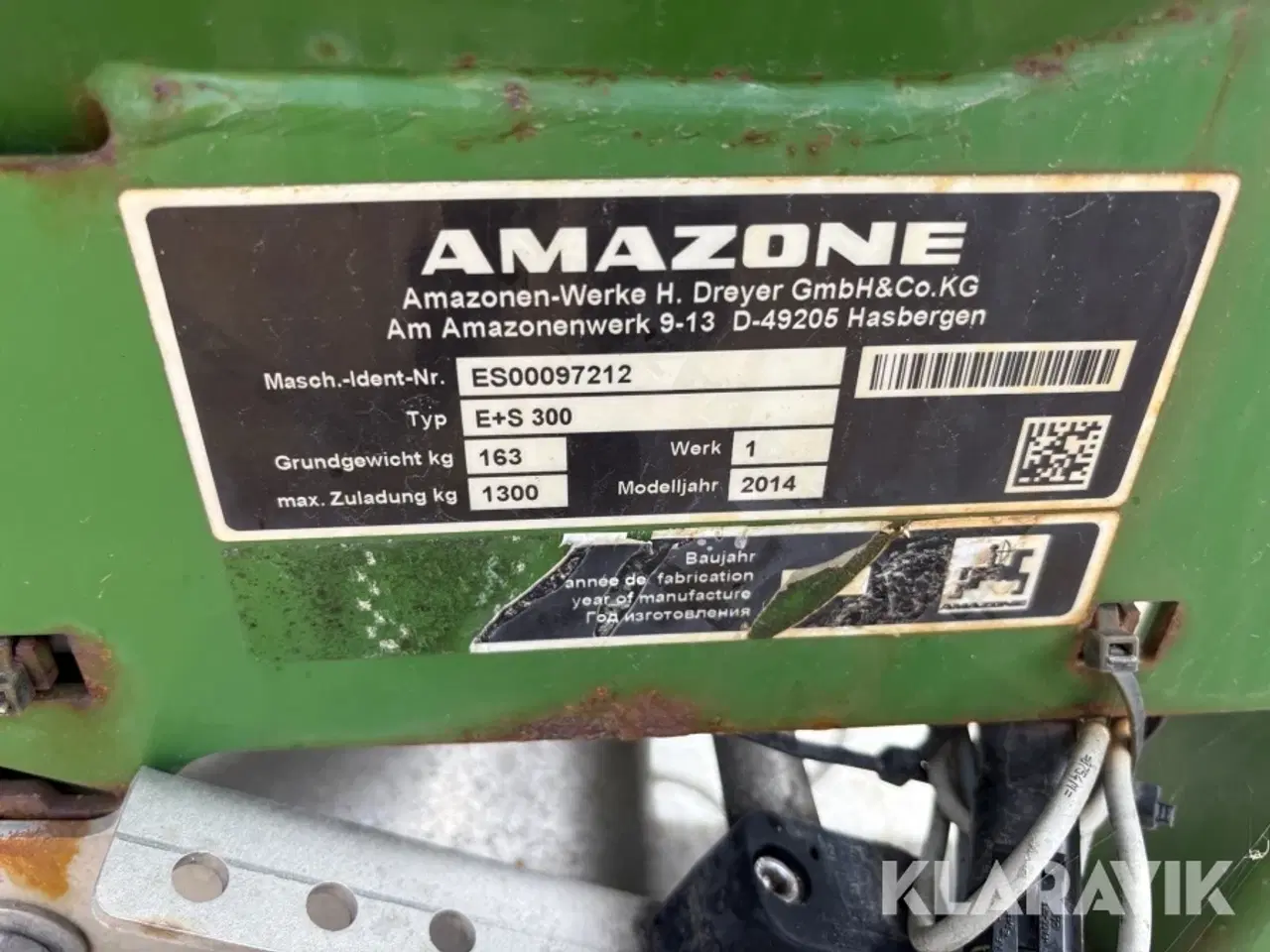 Billede 5 - Saltspreder Amazone E+S 300
