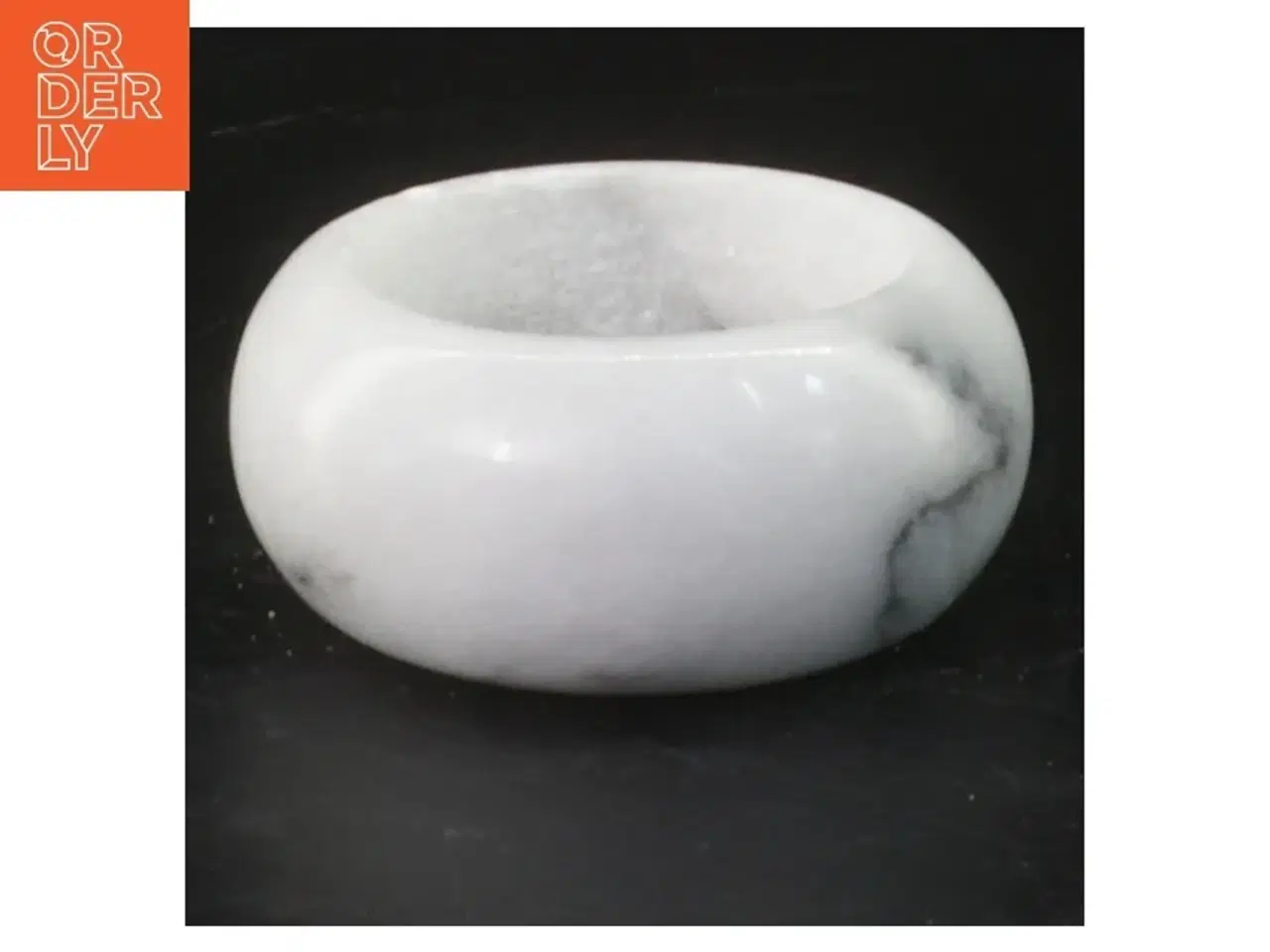 Billede 5 - Hvide marmor lysestager (str. Ø 6 cm)