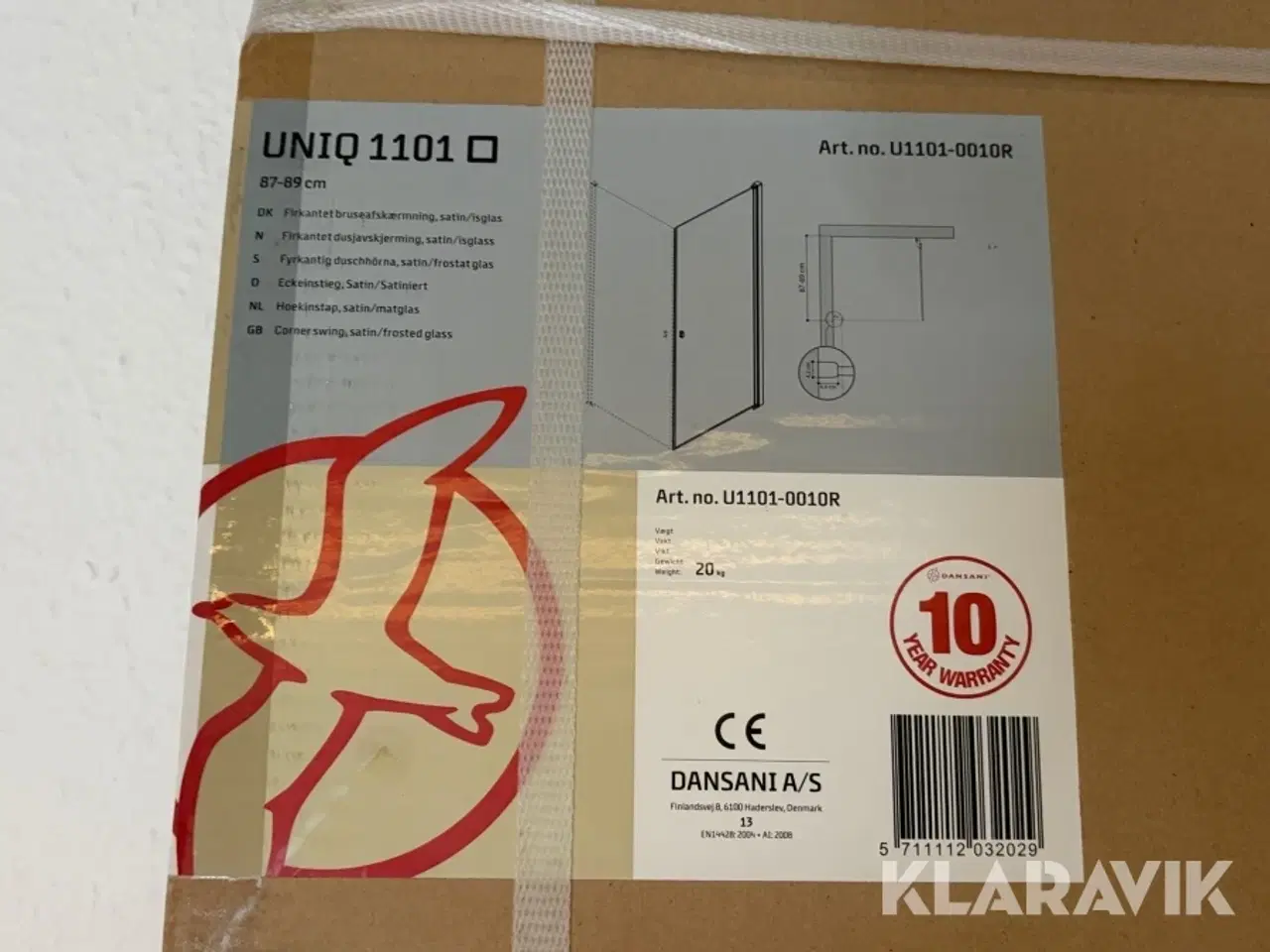 Billede 4 - Brusevægge Ifö + Dansani Space + Uniq 7 styk