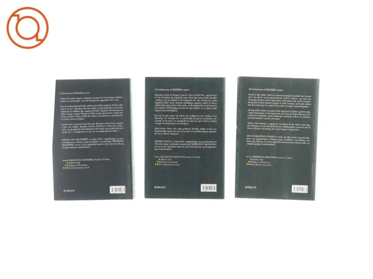 Billede 2 - Romaner Frihedens dronning 3 stk.  fra Bog