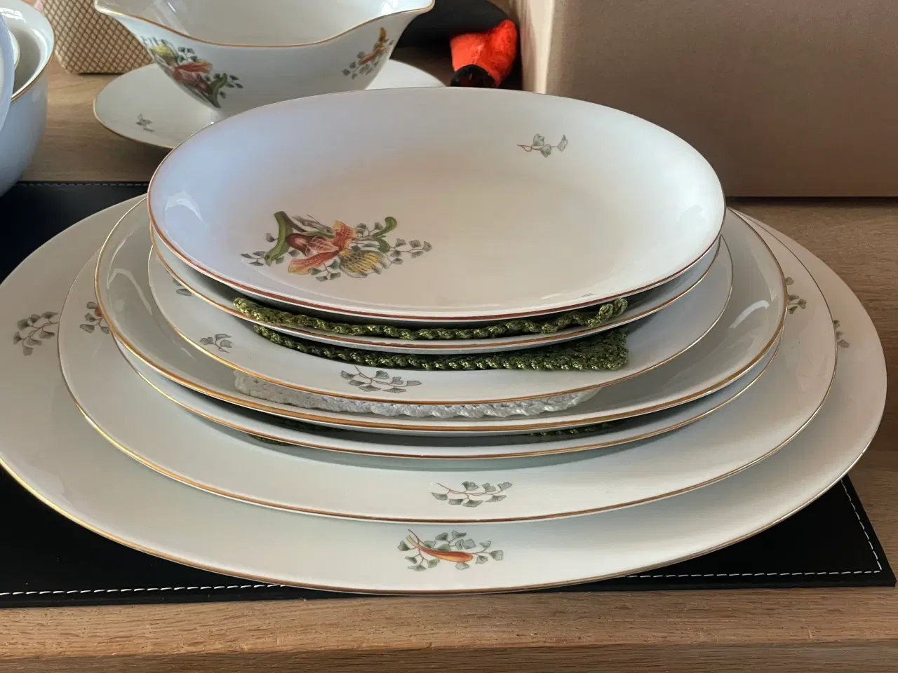 Billede 5 - B&G Fruesko orkidé porcelæn