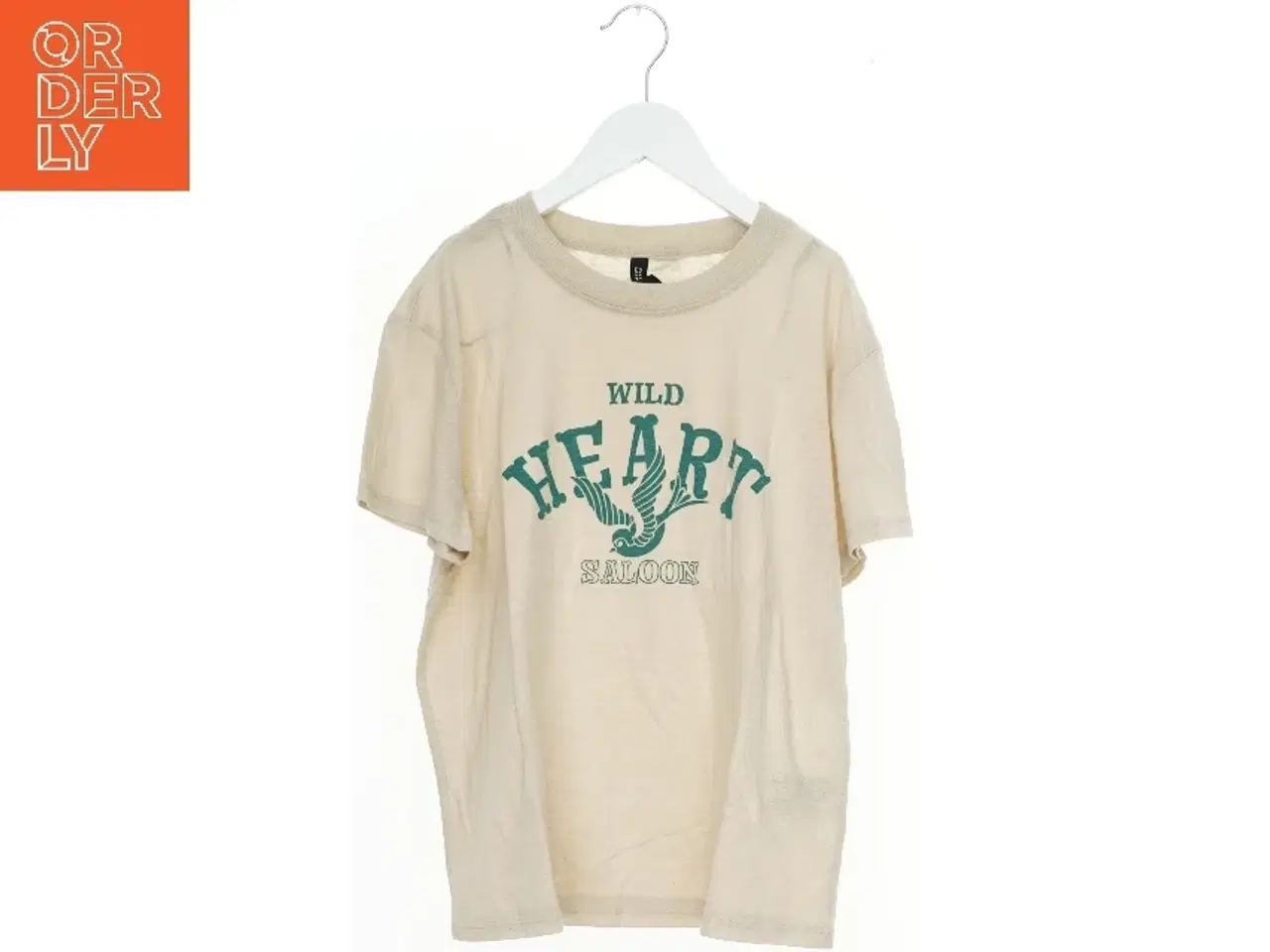 Billede 1 - T-shirt med tryk &#39;Wild Heart Saloon&#39; fra H&M (str. S)