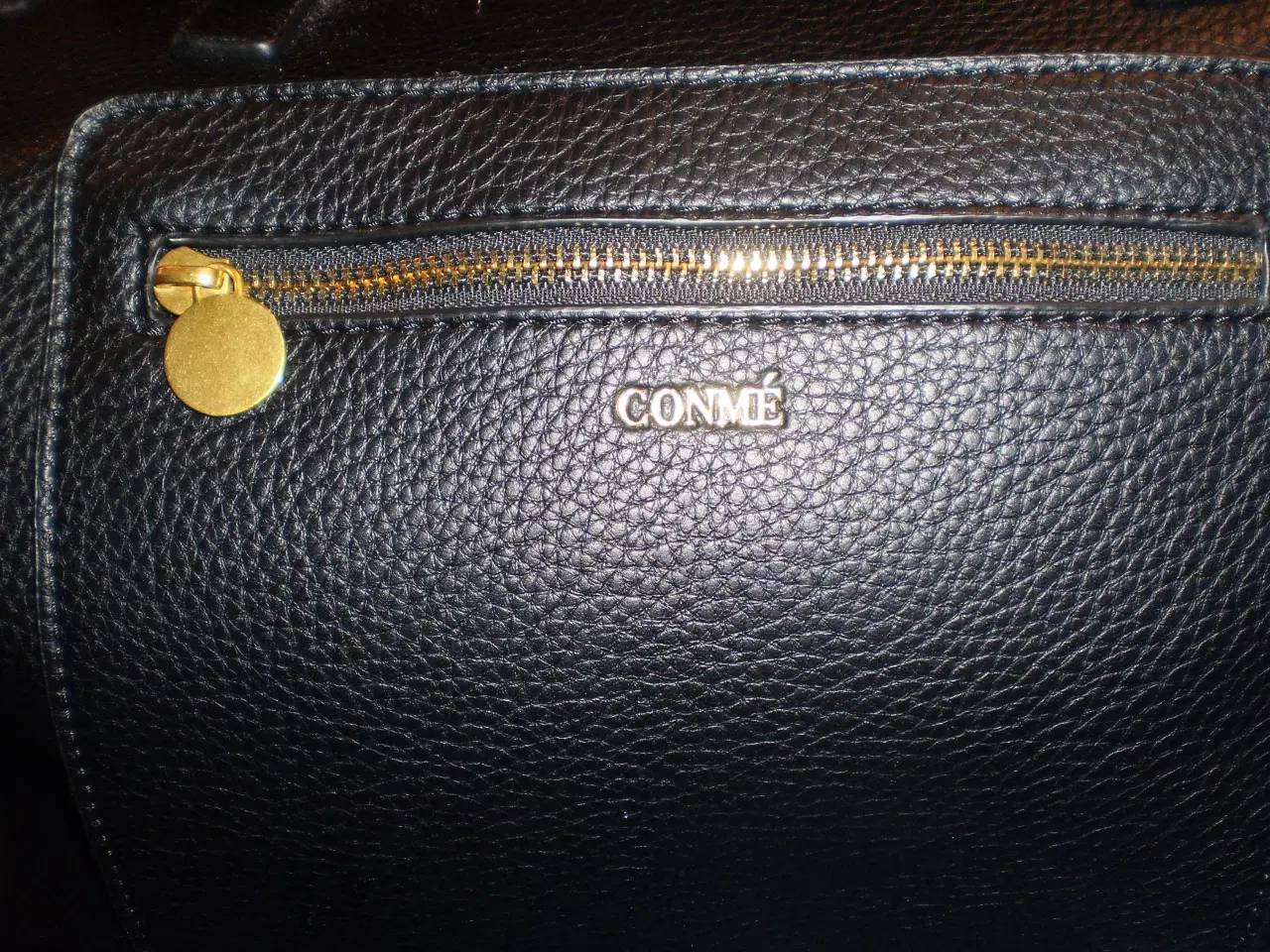 Billede 2 - Flot Læder Dametaske, sort m/flere indv. rum.