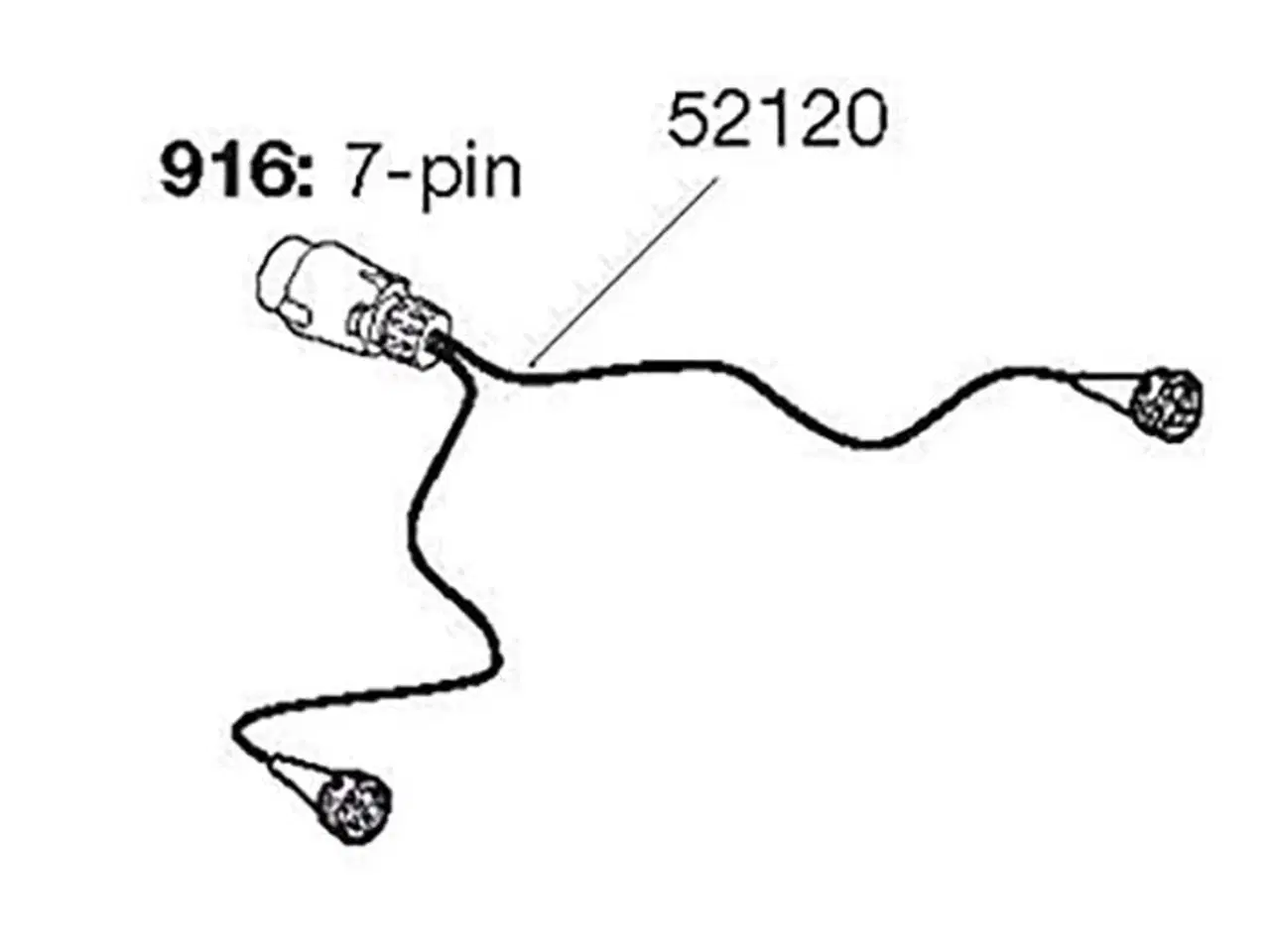 Billede 1 - Thule ledningsnet u/lygte 943/918