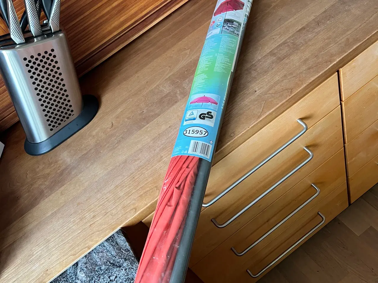 Billede 1 - Ny/uåbnet flora best parasol