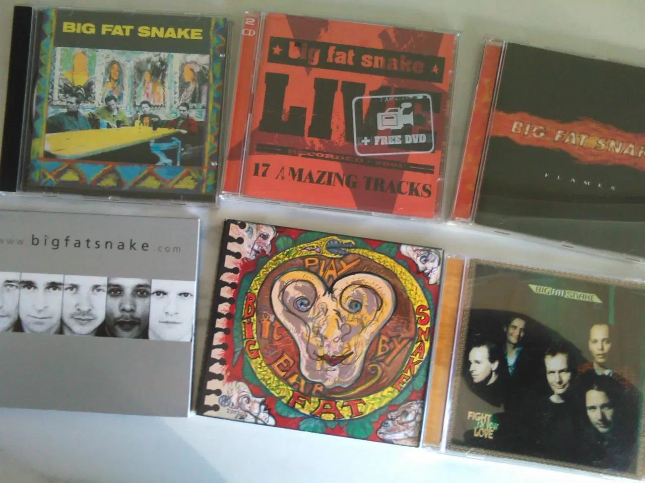 Billede 1 - Big Fat Snake 6 titler – stk. 20 kr.