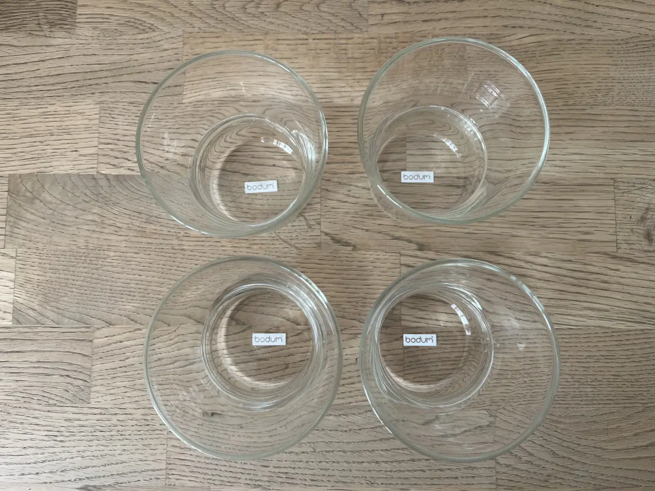 Billede 7 - 4 Bodum glas-kopper med aftagelig hank