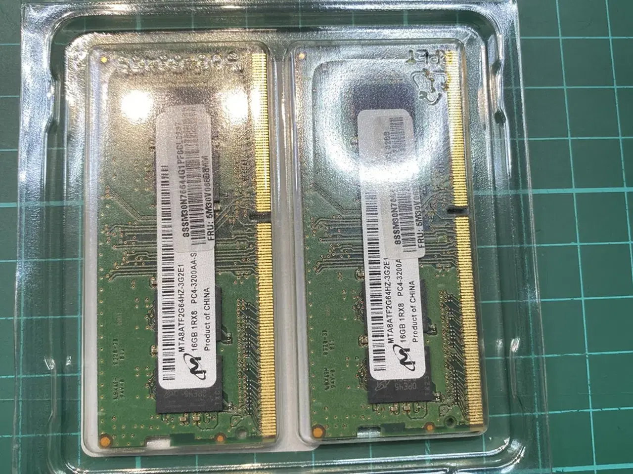 Billede 1 - MTA DDR4 RAM 32GB kit 3200MHz CL22 NON-ECC