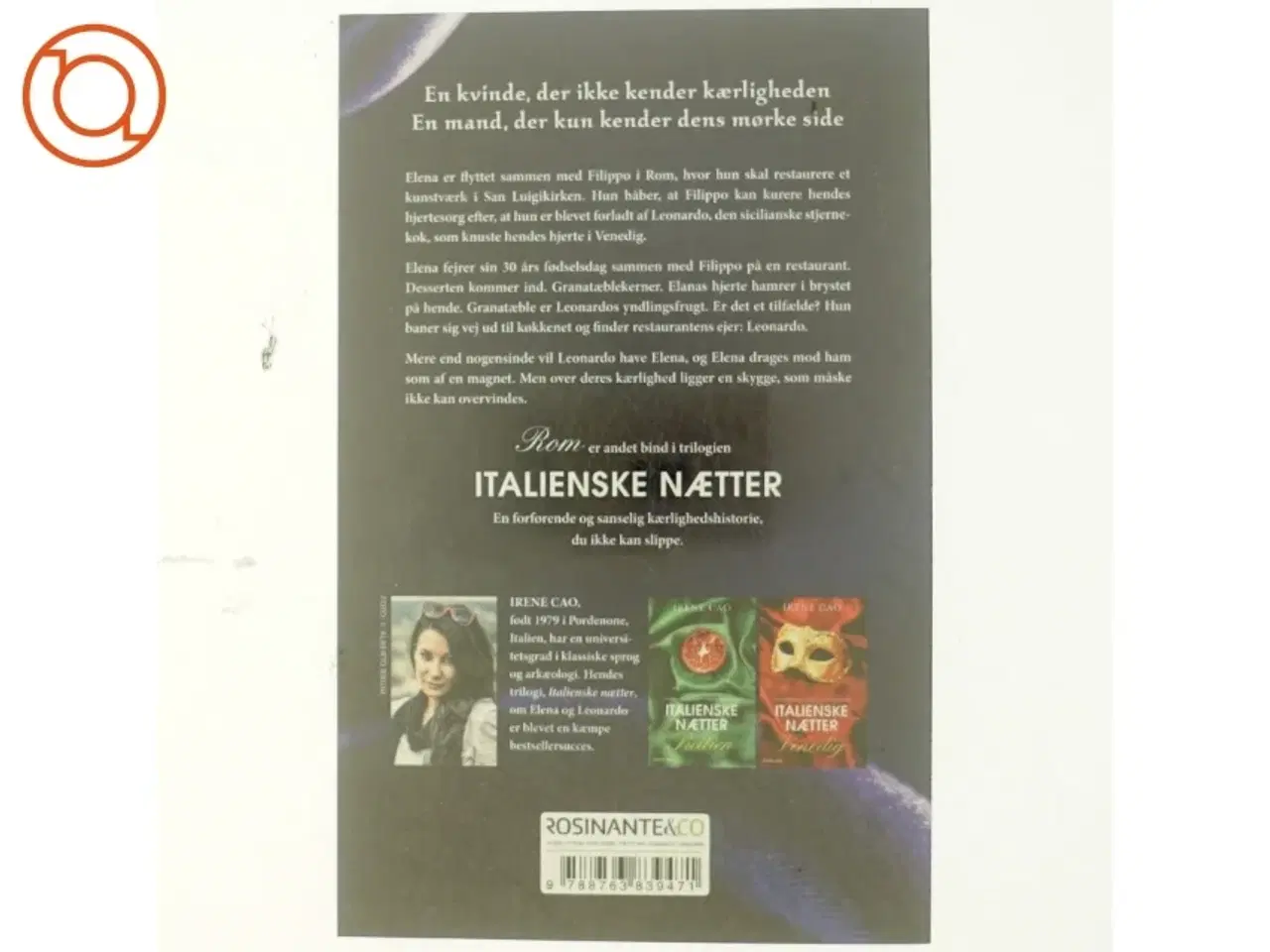 Billede 3 - Italienske nætter. Bind 2, Rom af Irene Cao (f. 1979) (Bog)
