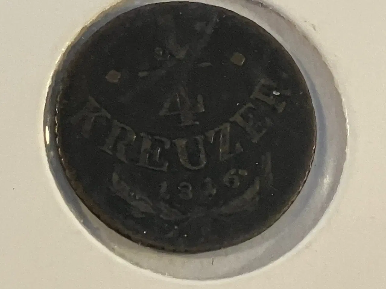 Billede 1 - 1/4 Kreuzer 1816