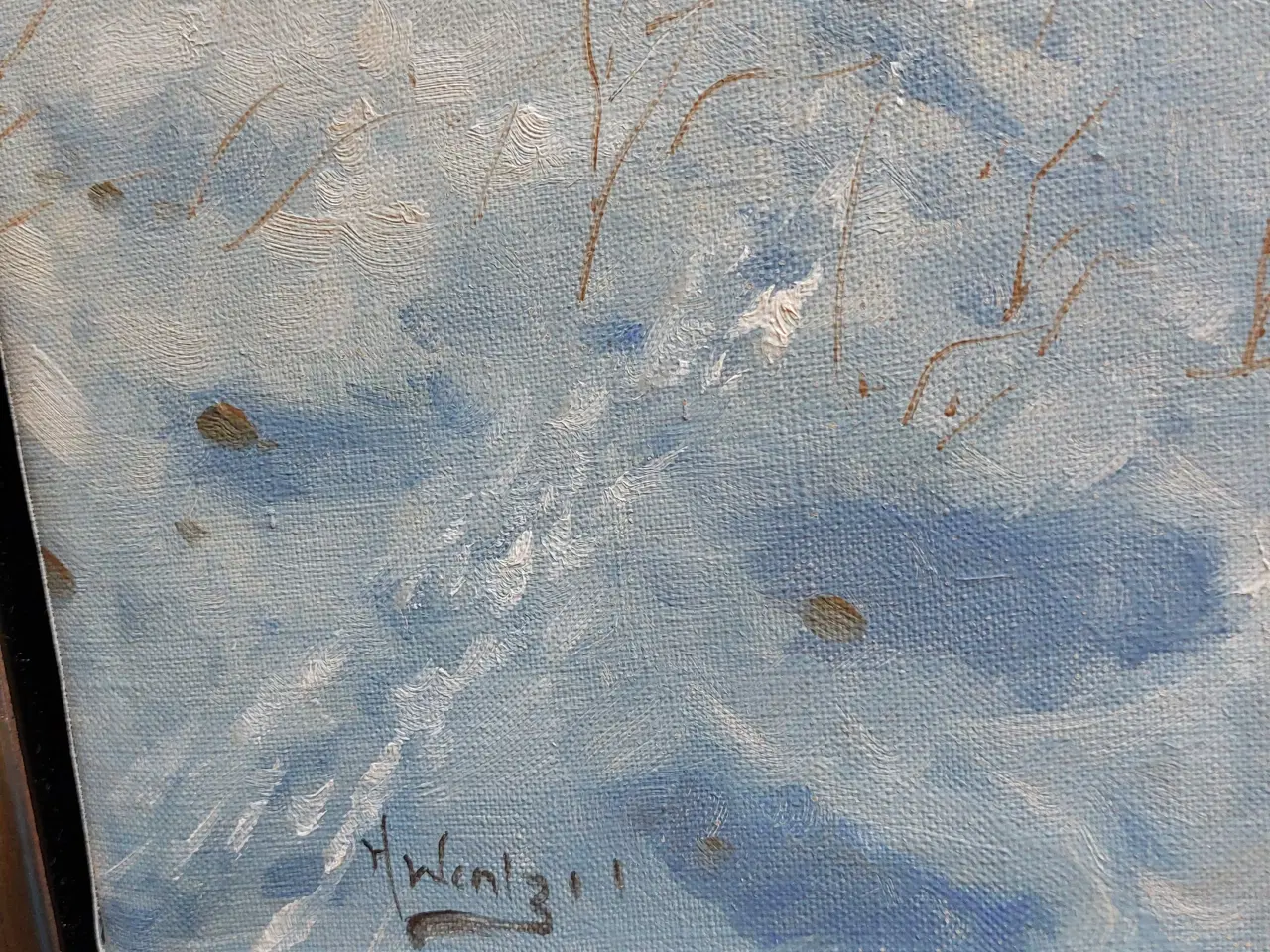 Billede 3 - HARALD WENTZEL (1897-1961 ) oliemaleri