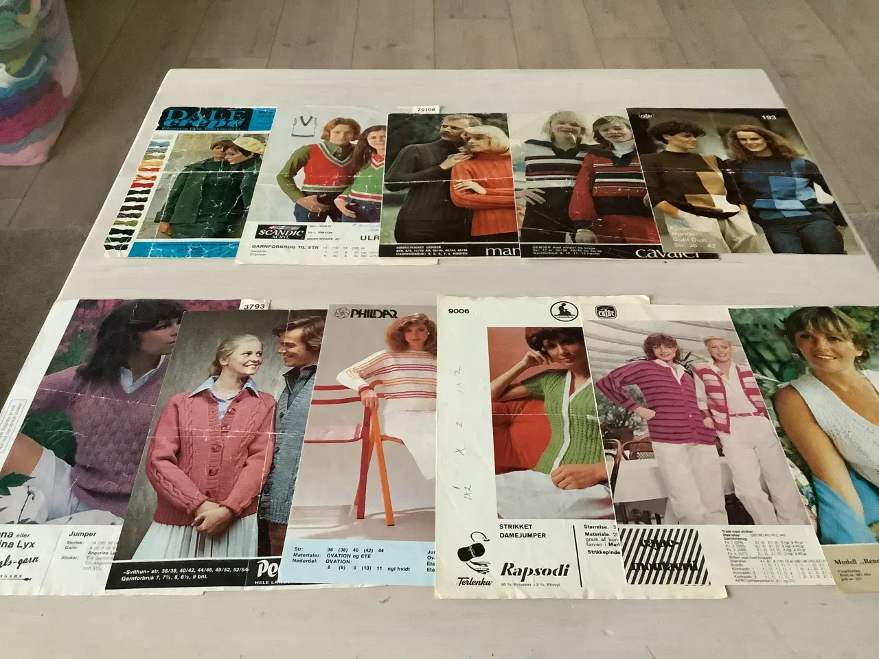 Billede 3 - Strikkeopskrifter til mor,far og børn