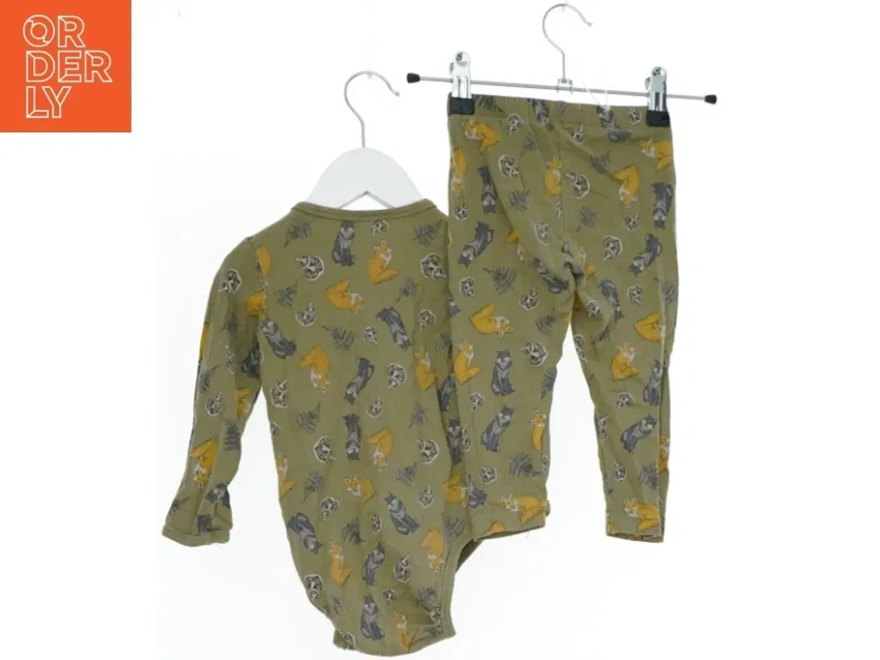 Billede 2 - Baby bodystocking og bukser med dyremotiv fra VRS (str. 80)