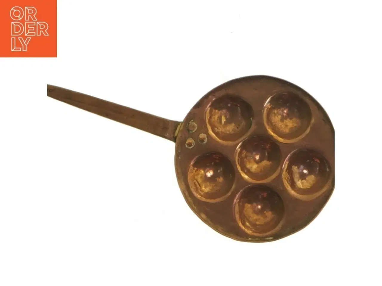 Billede 5 - Gammel kobber æbleskivepande (str. Ø 11 cm)