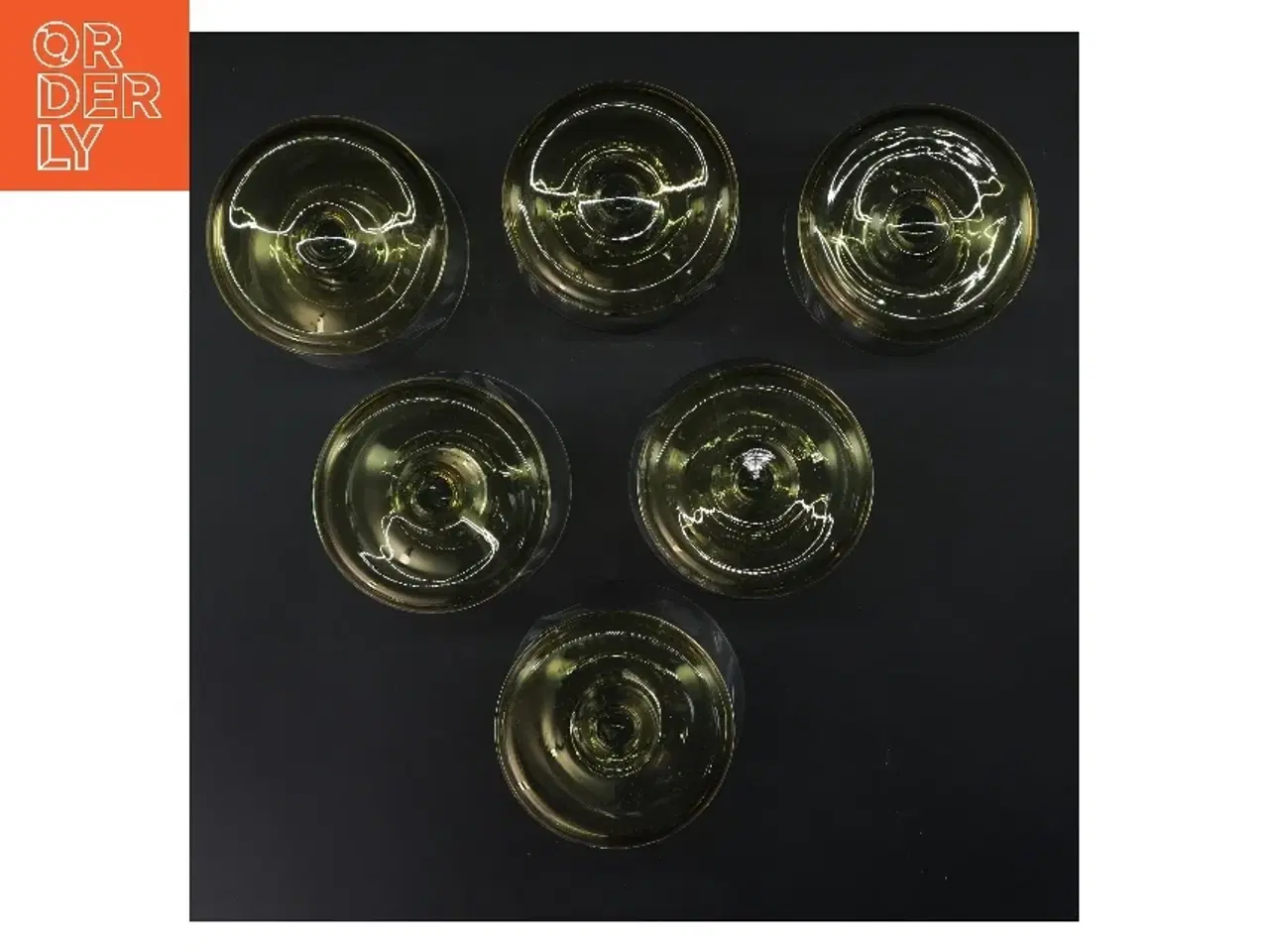 Billede 3 - Champagneskåle i glas, 6 stk (str. 6 stk Ø 10 cm længde 9,5 cm)