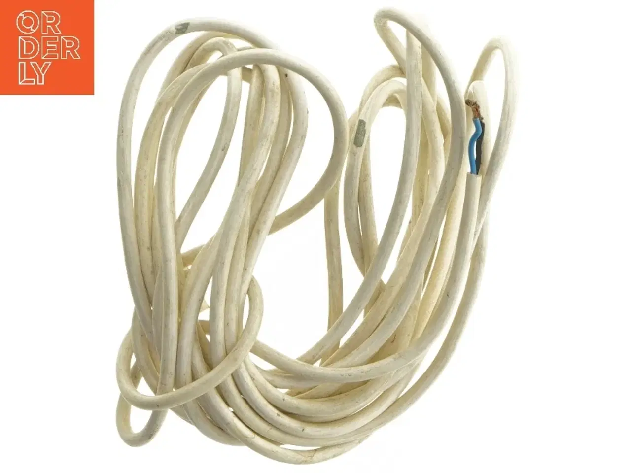 Billede 2 - Lang hvid el-kabel
