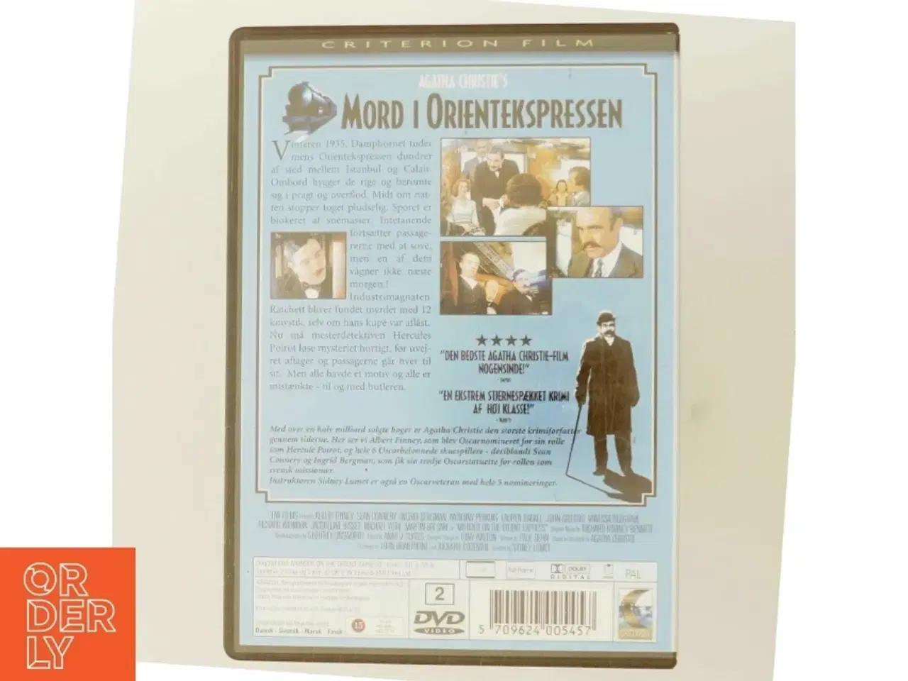 Billede 3 - Mord i Orientekspressen med Sean Connery (DVD)