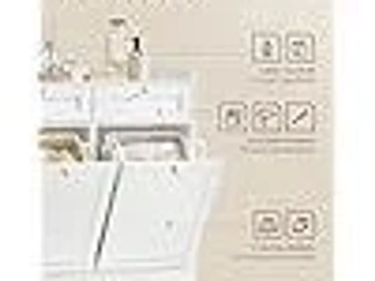 Billede 5 - Badeværelsesskab med vasketøjskurve 2 skuffer, 2 udtrækskurve, 40 × 78,9 × 80,2 cm, Cloud White