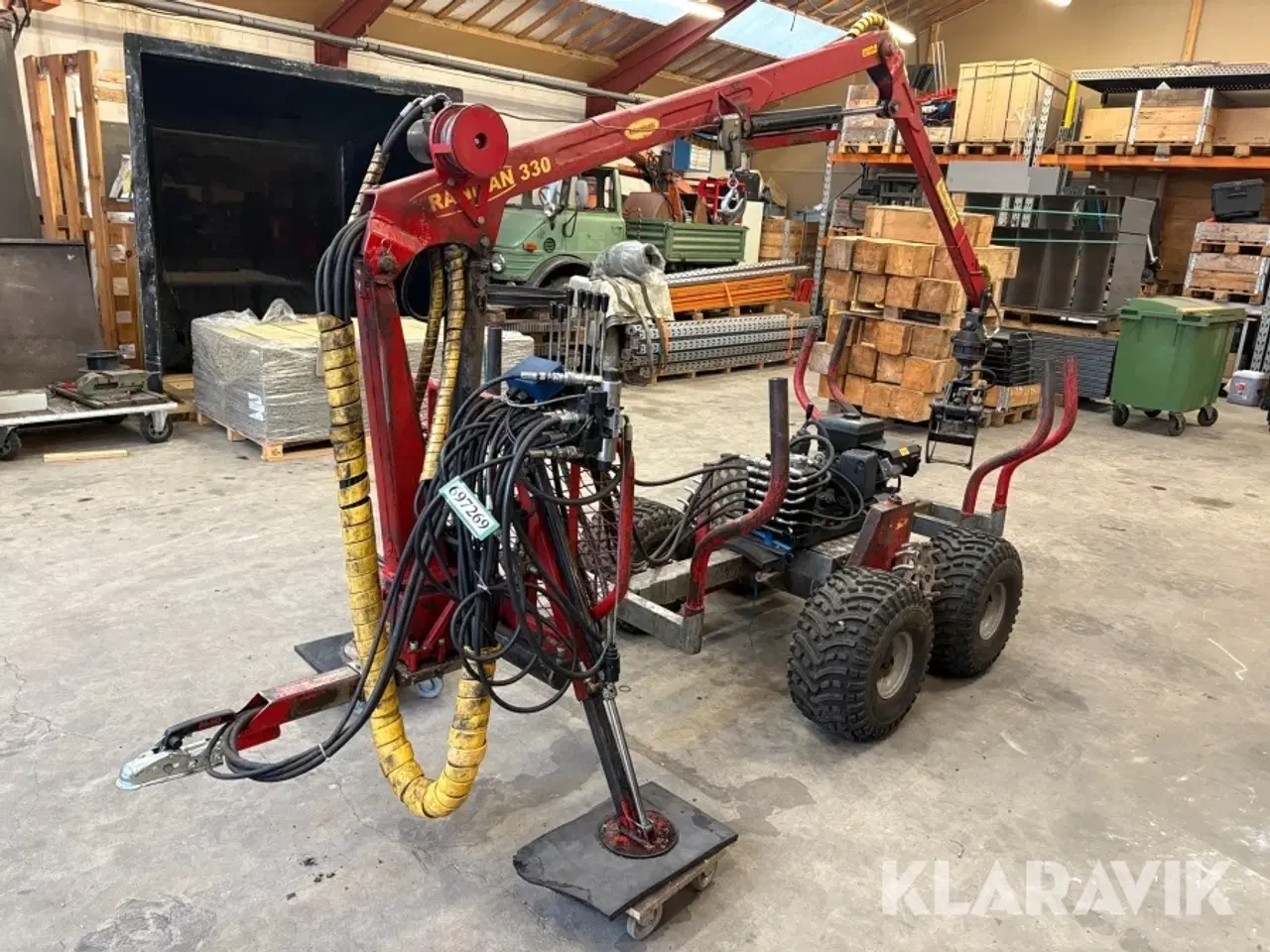 Billede 1 - Atv skovvogn Kranman T1800