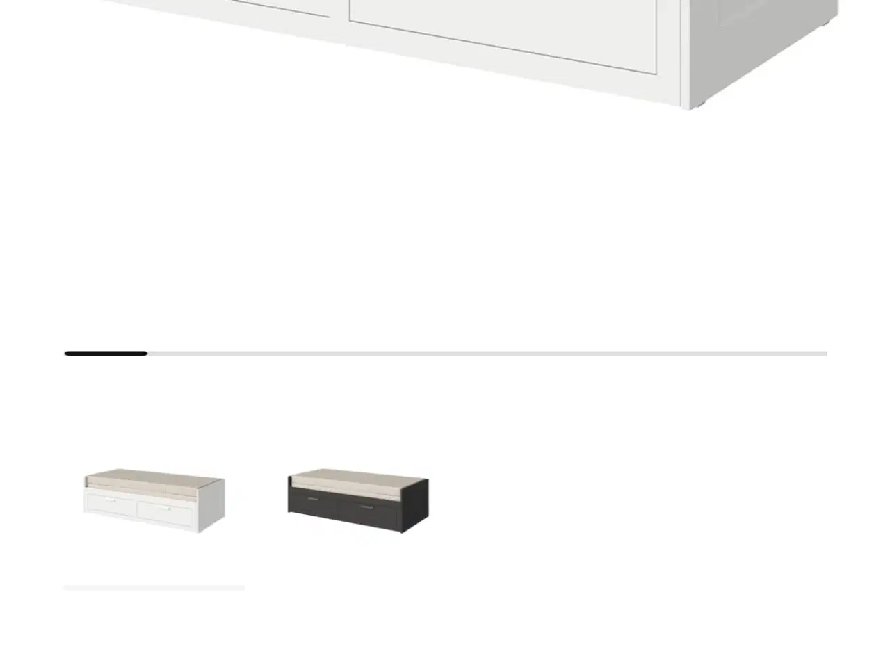 Billede 1 - IKEA Brimnes seng