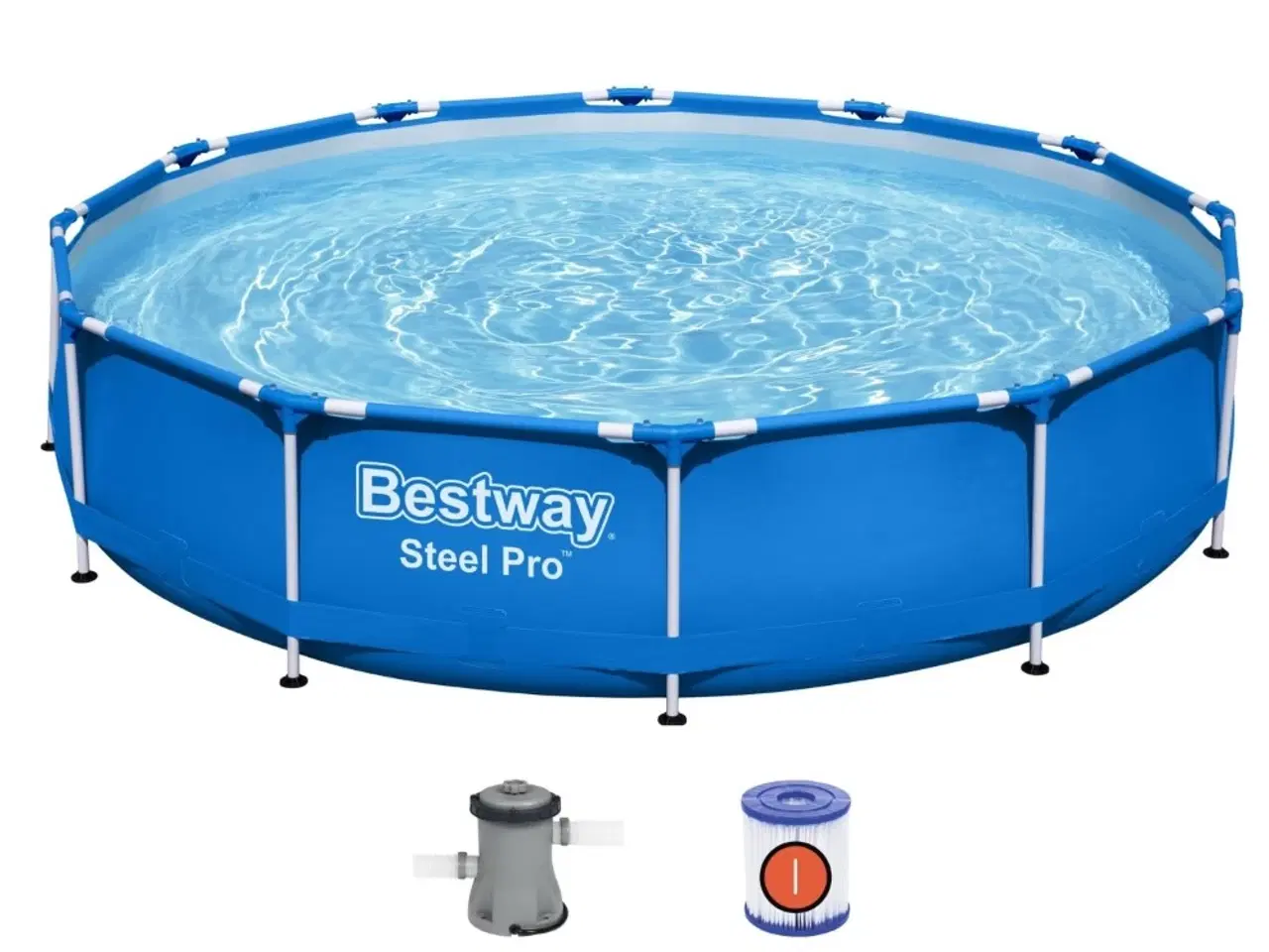 Billede 3 - Bestway Steel Pro Frame Pool 366 x 76 cm m/pumpe