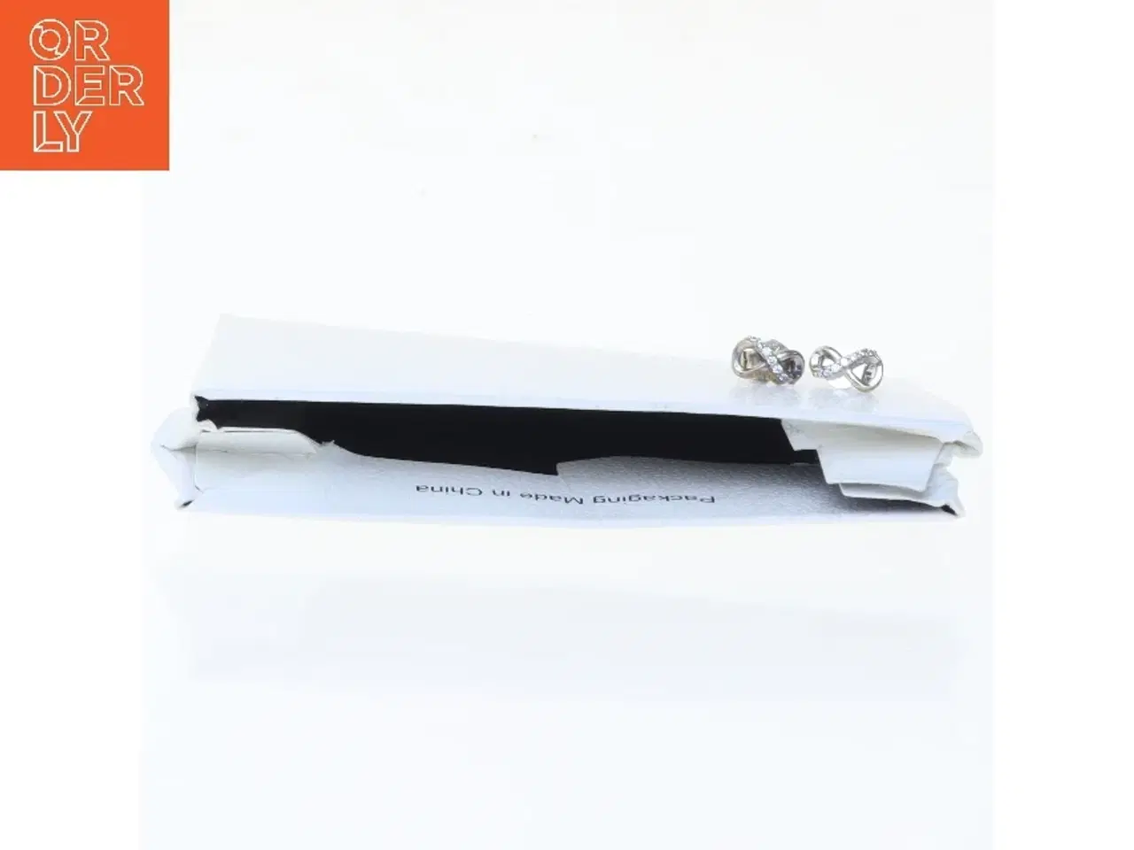 Billede 2 - Pandora øreringe med sten fra Pandora (str. 10 mm)