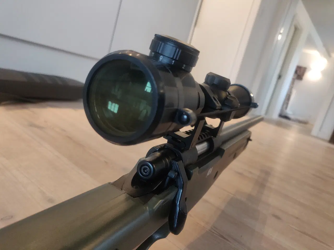 Billede 4 - Sniper rifle l96a1 3-9x40 scope med lys hardball 