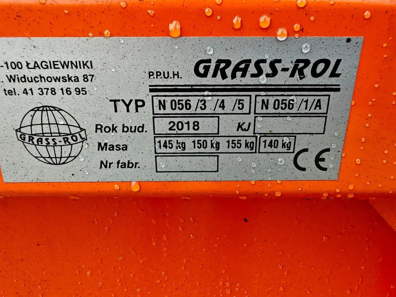 Billede 12 - GRASS-ROL Centrifugal spreder til Salt og Gødning