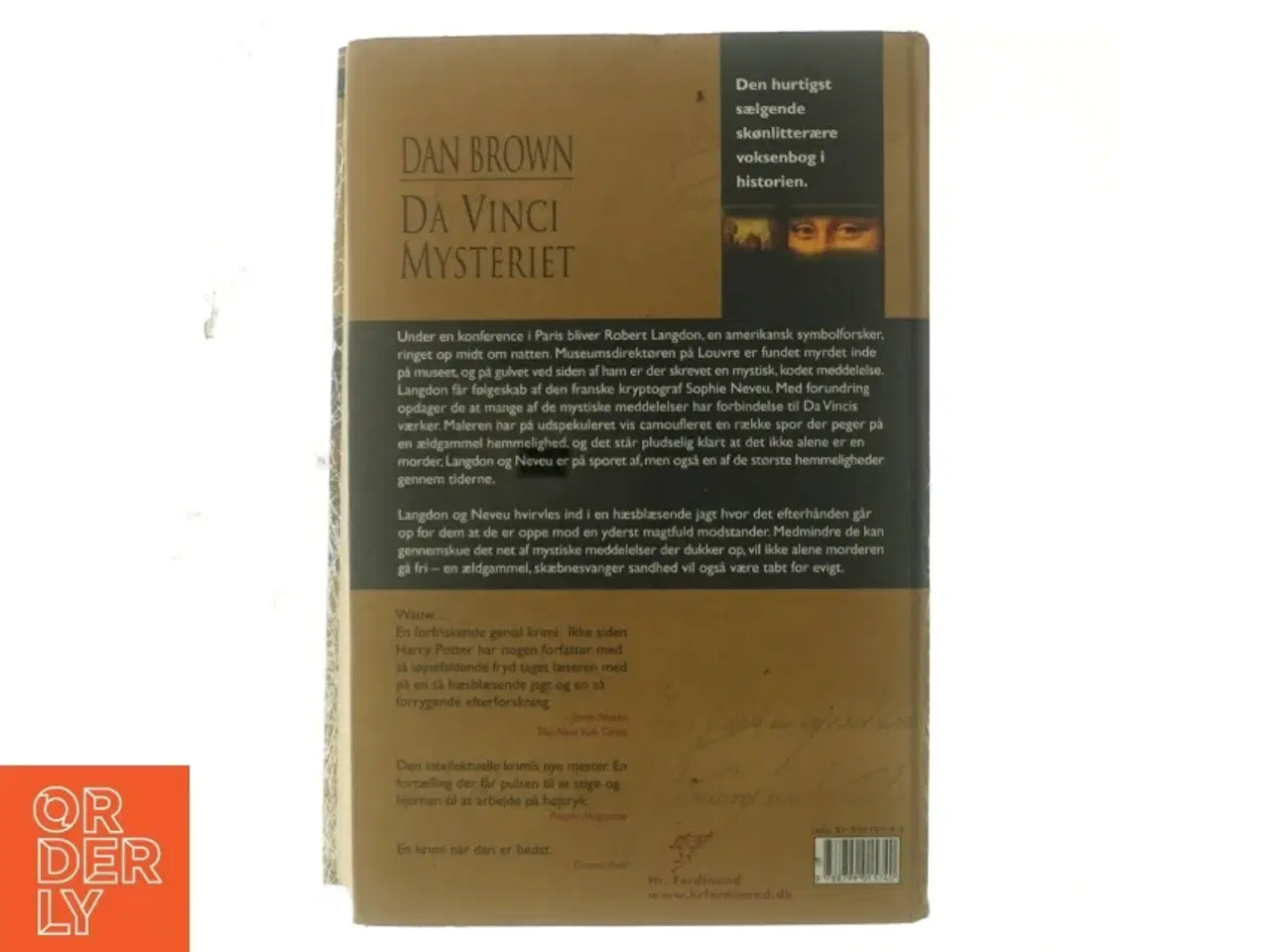 Billede 3 - Da Vinci Mysteriet af Dan Brown (Bog)