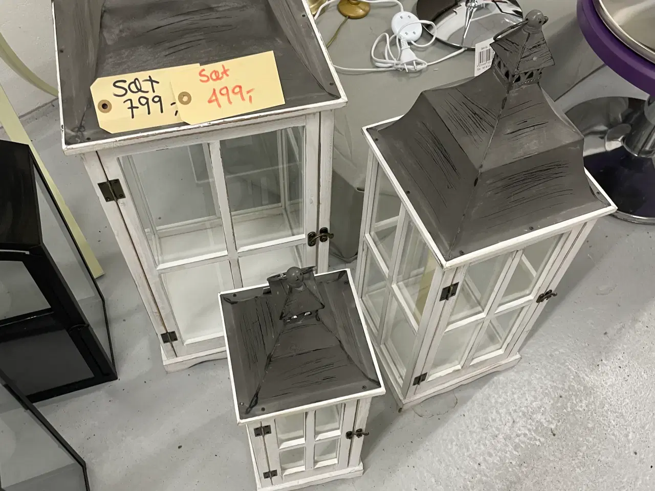 Billede 2 - Lanterne sæt i træ. Nye og ubrugt.