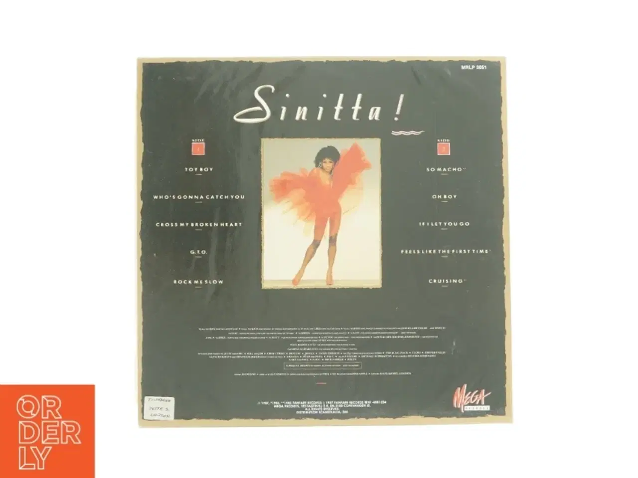 Billede 2 - Sinitta Lp